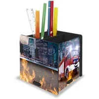 itenga Organizer itenga Stifteköcher "Feuerwehr" steckbar aus Kunststoff