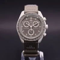 Swatch Chronograph Swatch Omega Bioceramic Moonswatch Mission on Earth - Desert