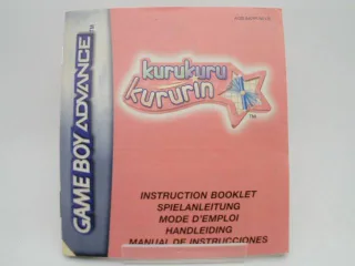 Kuru Kuru Kururin [Game Boy Advance] Anleitung