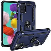 CoolGadget Handyhülle Armor Shield Case für Samsung Galaxy A51 6,5 Zoll, Outdoor Cover mit Magnet Ringhalterung Handy Hülle für Samsung A51