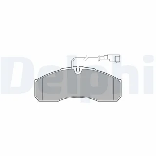 Delphi Bremsbel?ge vorne Nissan Cabstar Nt400 3,0