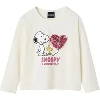 vertbaudet Langarmshirt Mädchen Shirt PEANUTS SNOOPY