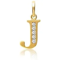 Unique Buchstabenanhänger Buchstabe J Anhänger 333er Gold GP0141