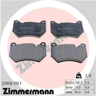 Zimmermann Bremsbel?ge vorne Audi Q5 3,0