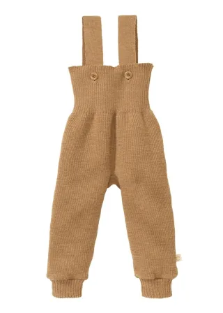 Disana Merino Schurwoll Strick-Trägerhose Karamell Gr. 62/68