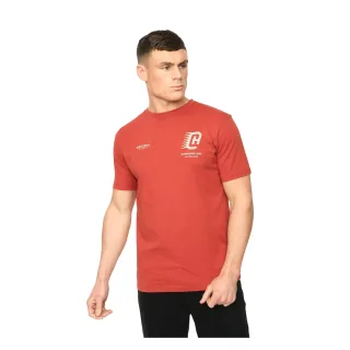 Crosshatch - "Morville" T-Shirt für Herren, Baumwolle (Rot)
