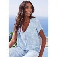 LASCANA Pyjamaoberteil (1-tlg) in kurzer Taillenlänge