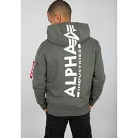 Alpha Industries Kapuzensweatshirt BACK PRINT HOODY Baumwollmischung, regular fit