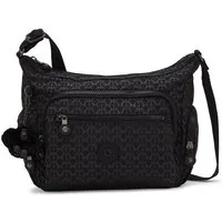 KIPLING Umhängetasche GABBIE S, Kleine Umhängetasche, Signature Emb (schwarz), Schultertasche