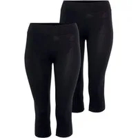 H.I.S Caprileggings (Packung, 2-tlg., 2er-Pack) Angenehmer Baumwollmix im praktischen 2er-Pack in 3/4-Länge