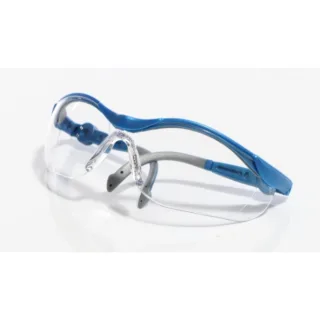 ELMAG Schutzbrille farblos blau/grau, PC2mm kratzfest & antifog blau/grau - 57376