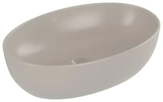 Villeroy & Boch Aufsatzwaschbecken Artis 438848 480x325mm Oval ohne Überlauf Almond CeramicPlus 438848AM