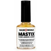 Maskworld Theaterschminke Mastix Hautkleber 10ml, Kleber zum Aufbringen von Latexteilen und künstlichen Bärten
