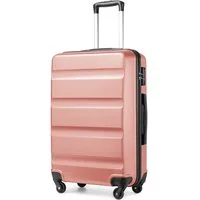 KONO Hartschalen-Trolley Handgepäck Leicht Hartschalenkoffer aus ABS Reisekoffer mit 4 Rollen