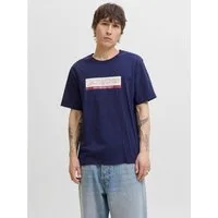 Jack & Jones T-Shirt JORINWOOD BLOCK BRANDING TEE SS CN