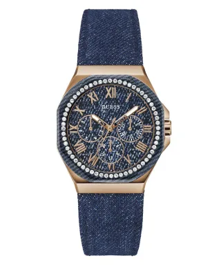 Guess Glaze Blau Damen Armbanduhr GW0753L5