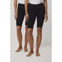 YSABEL MORA Leggings (2er Pack) Single-Jersey-Qulität, Doppelpack, elastisch