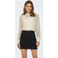 ONLY Spitzenbluse ONLREBA LACE L/S SHIRT WVN NOOS