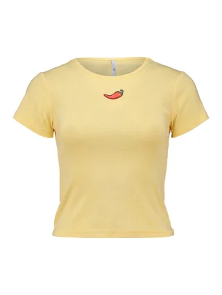 HaILYS - SS C TP Em44ily butter yellow/chilli - Gr. - M