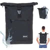 Bench. Freizeitrucksack Roll-Top Kurierrucksack Hydro aus Plane wetterfest A4, Laptop Fach Rucksack Daypack Tagesrucksack 64175 + Etui