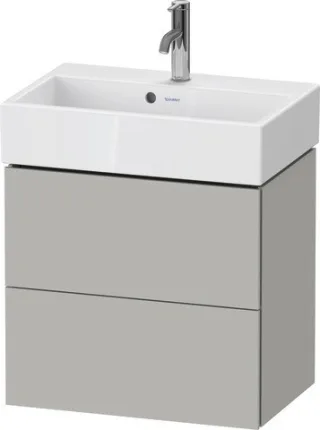 Duravit L-Cube Waschtischunterbau wandhängend Betongrau Matt 584x391x544 mm - LC621900707 LC621900707