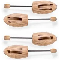 Blumtal Schuhspanner für Damen und Herren aus Echt-Holz (2-tlg., 1 Paar, 2 Paar, 5 Paar), atmungsaktiv aus echtem Kiefernholz, in verschiedene Größen