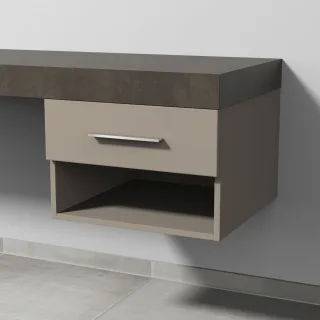 Sanipa Anbau-/Solitärschrank 2morrow (G2352) 340x500x520 Sandgrau-Matt, G235267 G235267