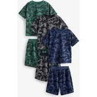 Next Pyjama Kurzer Schlafanzug im 3er-Pack (6 tlg)