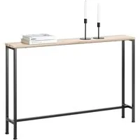 SoBuy Konsolentisch FSB19-XL, Flurtisch schmal, Beistelltisch, Sofatisch Sideboard, Konsolentisch, für Flur Möbel, Büro, schmales Design, Breite 120 cm