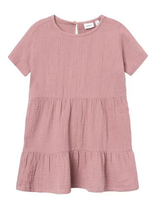 NAME IT - NMFHUSSI SS DRESS nostalgia rose - Gr. - 92
