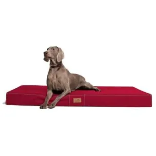 Tierlando HUGO BASIC Hundematratze dunkelrot 1,5 m, 13 cm, 1 m
