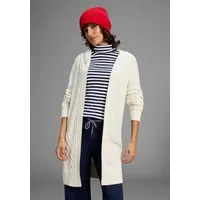 Laura Scott Longstrickjacke Übergangsstrick mit Kapuze und Zopfstrick - NEUE KOLLEKTION