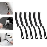 FOUORTUNATE-BEE Reinigungsbürsten-Set 6 Stück Hartborsten Eckenreinigungsbürste, Fugenbürste, Spaltreinigungsbürste, Fugenreinigungsbürste, Fugenbürste Bad, (6-tlg), Reinigungsbürste für Fliesenböden Küche Badezimmer