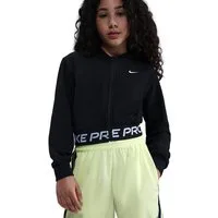 Nike Kapuzensweatjacke G NP DF FZ FLC HDY mit Kapuze, aus elastischem, schnell trocknendem Material