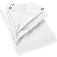 Zill Schutzplane Gewebeplane 2 x 3 m weiß 180g, m² 450203 (1 Stück)