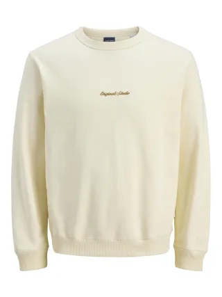 JACK&JONES - JORNORREBRO EMB SWEAT CREW NOOS Antique White - Gr. - L