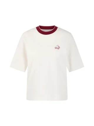 Marc Cain Sports - Klassisches T-Shirt off-white - Gr. - 36
