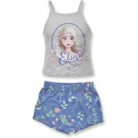 Disney Schlafanzug Disney Die Eiskönigin Elsa Kinder Schlafanzug Pyjama Shirt Shorts (2 tlg) Gr. 104 bis 128