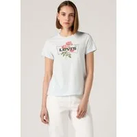 Levi's® Rundhalsshirt THE PERFECT TEE mit Logo im Metallic-Holo Print