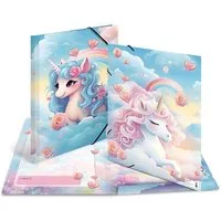 HERMA Organisationsmappe Herma Sammelmappe Eckspanner Karton A3 Happy Unicorns