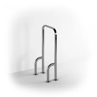 Terma Stützgriff freistehend 800/450/210, Profil oval 38/20, WBWWX002, in allen RAL Farben WBWWX002
