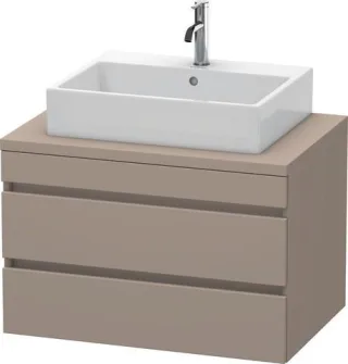 Duravit DuraStyle Konsolenwaschtischunterbau wandhängend Basalt Matt 800x548x512 mm - DS531704343 DS531704343