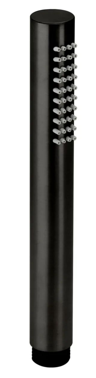 Herzbach Herzbach Living Spa iX Stabhandbrause Edelstahl Black, 21.977400.1.40 21.977400.1.40