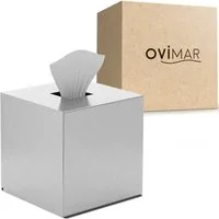 ovimar Papiertuchbox (1 St), aus Edelstahl in Silber zur