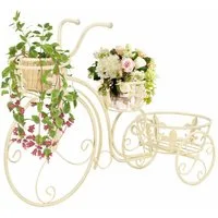 vidaXL Pflanzentreppe Blumentreppe Pflanzenhalter Metall Vintage-Stil 77x50x26 cm für Topfpf