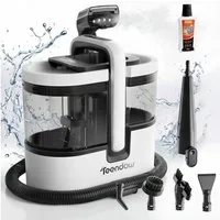 Teendow Wasch-Sauger C7MAX Waschsauger mit Dampf Polsterreiniger Teppichreiniger, 1800 W, Wassertank, Dampf >100°C, 30 Sek. Aufheizung, 18 kPa, 1,6L+1,5L Tanks