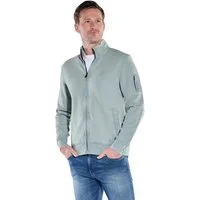 Engbers Sweatjacke Herren Sweatjacke Stehbund, Mittelblau