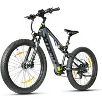Vankel E-Bike Cityrad GS9 E-Fahrrad 250WH Damen u. Herren Pedelec, 48V 13AH 80 km, Kettenschaltung, Heckmotor, 624 Wh, (Beleuchtungsset mit Batterieladegerät, Batterieschlüssel, Werkzeug), E-MTB E-Bikes 250W, 80km Reichweite, Shimano Bremsen, 27,5×3.