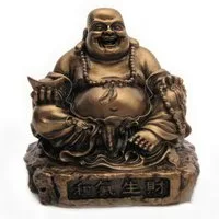 Yudu Buddhafigur Sitzender Buddha Glücksbringer