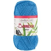 Schoeller + Stahl Garn Bambou Cotton Häkelwolle, 400,00 m, 14 klassische und leuchtende Farben